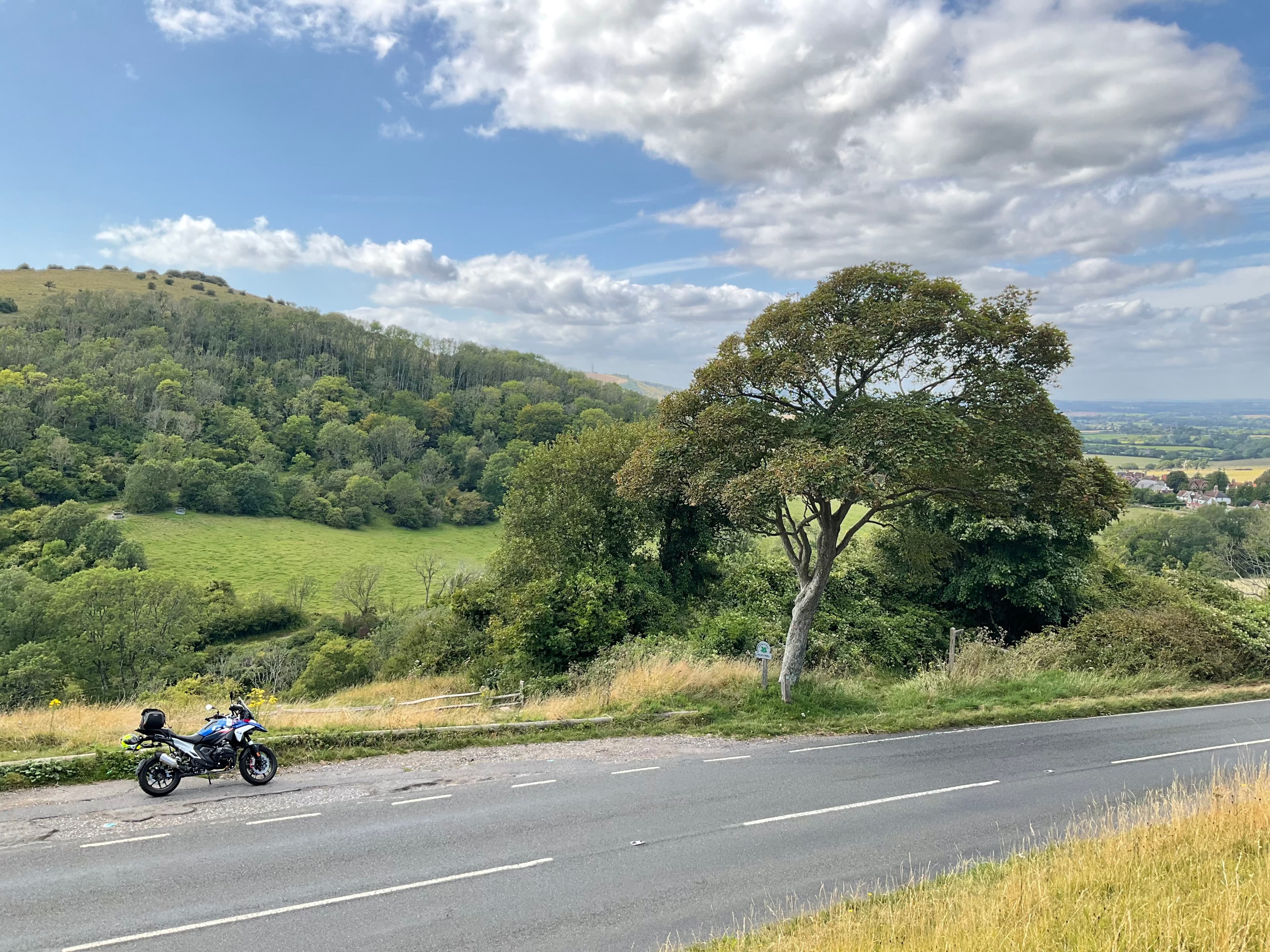 Motorrit naar het zuiden van Engeland